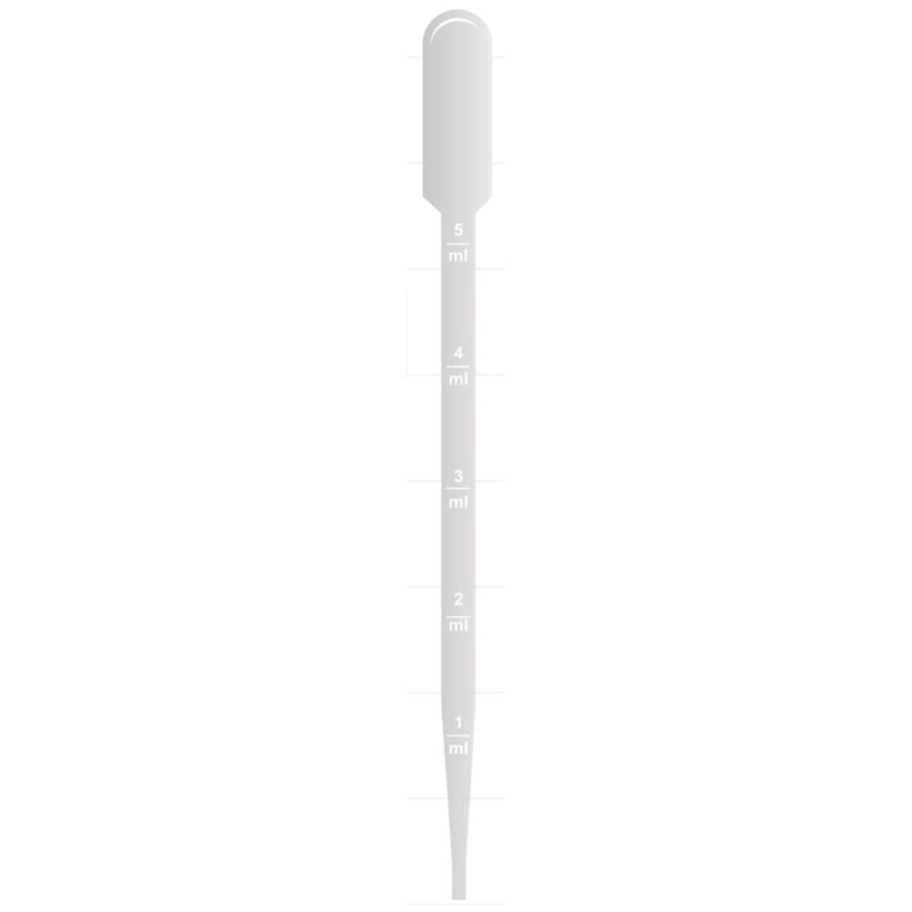 Thermo Samco Transfer Pipets Sterile Graduated to 5 mL No Label, Individually Wrapped, Pack of 250