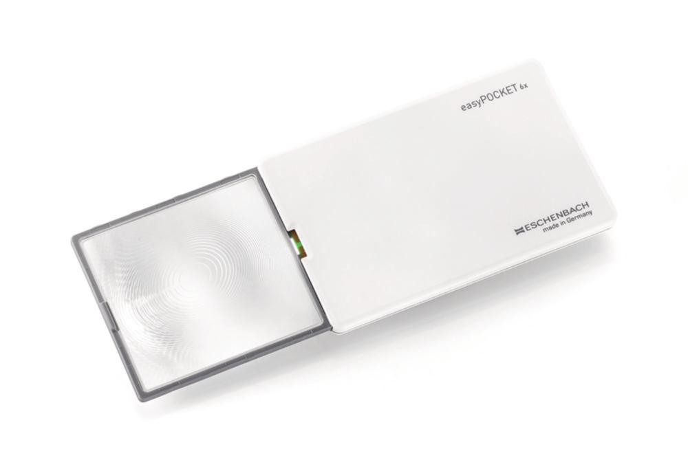 Eschenbach Illuminated Magnifying Lens easyPOCKET White, 6.0X, 24.0 dpt