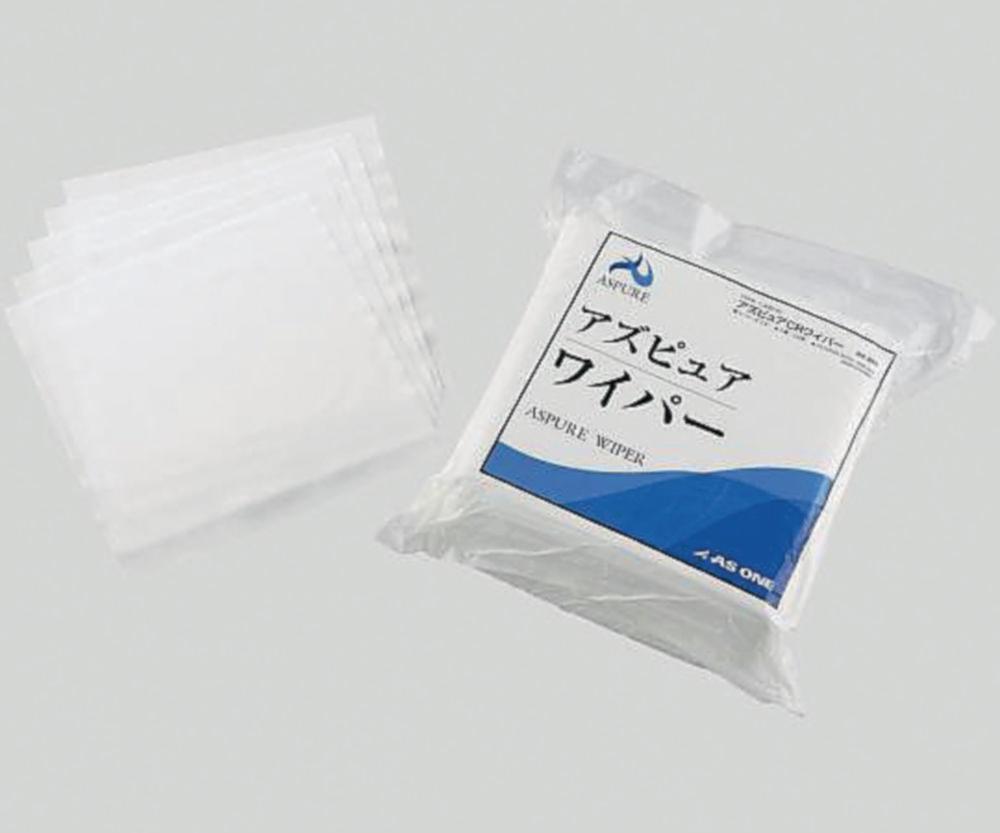 As One ASPURE Cleanroom Wiper WA-3006, 100% Polyester, 152 x 152 mm, Heat-Cut, Pack of 2,250 pcs
