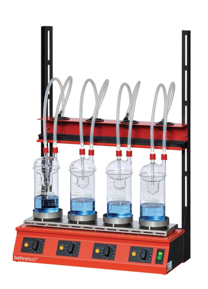 Behr Serial Heating Unit EXR 6 for 6 Samples for Hydrolysis / Crude Fibre