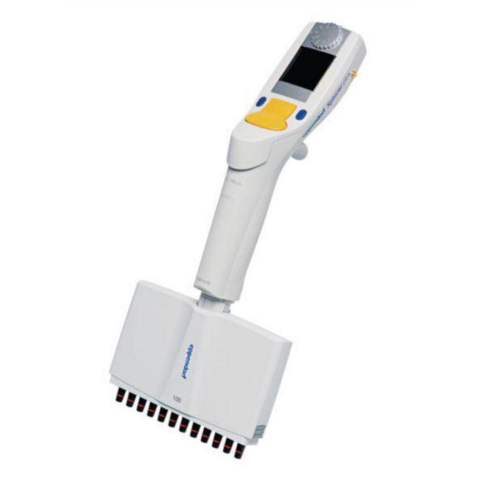 Eppendorf Xplorer 12-Channel Pipettor, 5-100 µL, Multifunctional Rocker, Yellow
