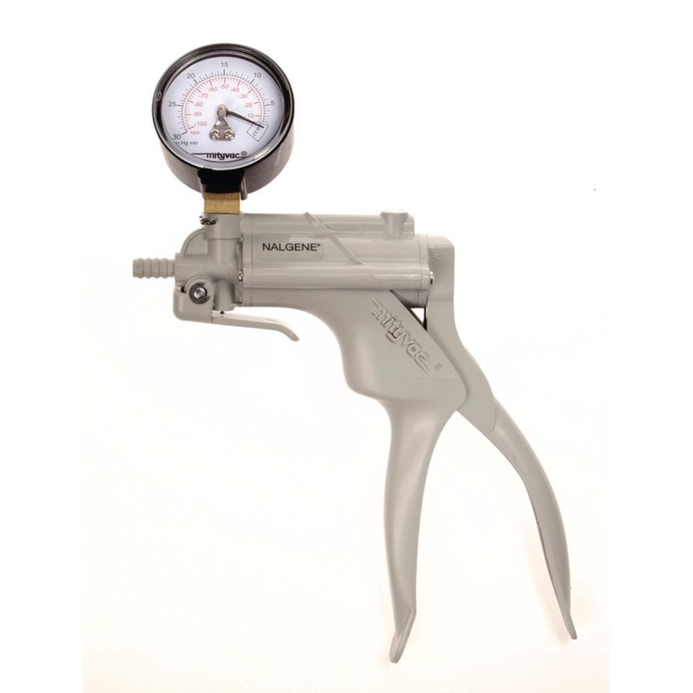Thermo Nalgene Hand-Operated PVC Vacuum Pump with Gauge (15 cm)