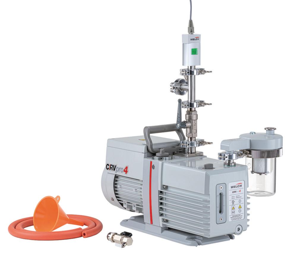 Gardner Measurement Package CRVpro 4 Premium w. digital Vacuum gauge VMpro 2, 2-way ball valve, oil mist filter AKD 16, T-piece, oil drain kit