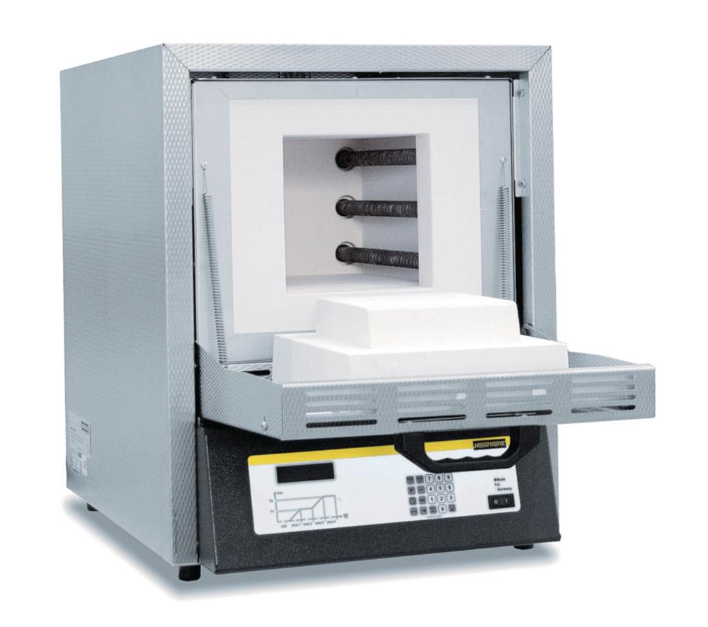 Nabertherm High-Temperature Furnace LHTC 08/16/C550 with Controller C550, Max 1600°C, SIC Rod Heated with Flap Door