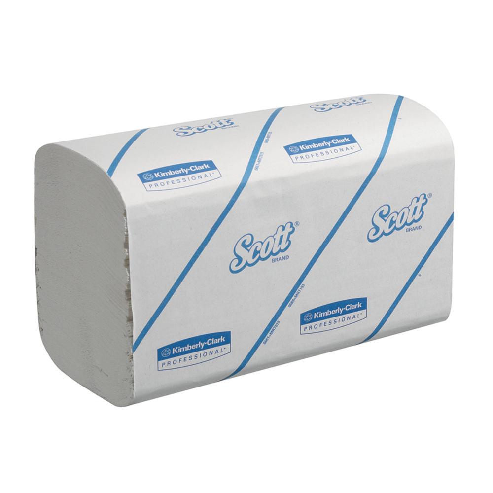 Kimberly-Clark SCOTT Control Hand Towels, 31.5 x 21.5 cm, Medium, White, Interfold, AIRFLEX Material, 1-Ply, Pack of 15 x 212 Towels