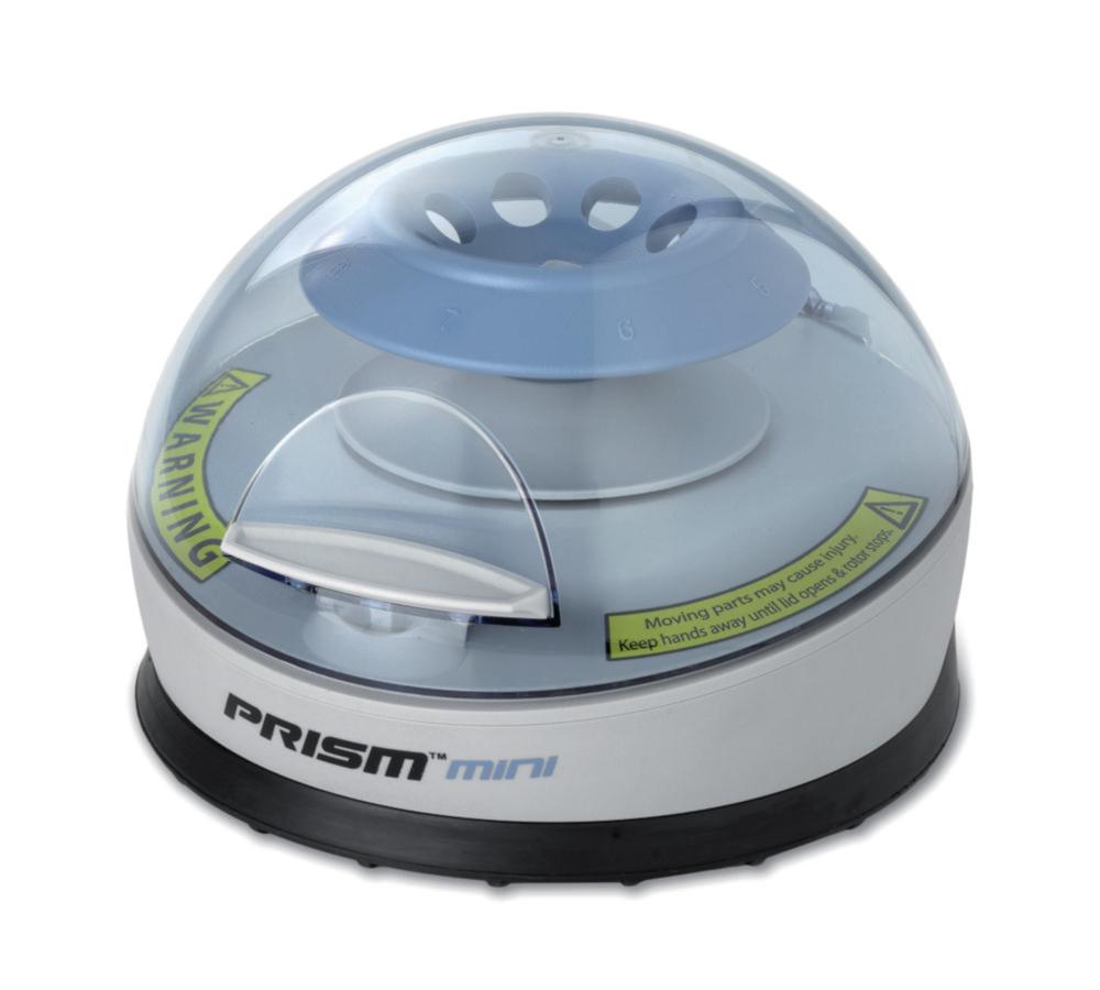 Corning Labnet Prism™ Mini Centrifuge – 8-Place 1.5/2.0 mL Rotor & 4-Place PCR Strip Rotor, 230V EU Cord