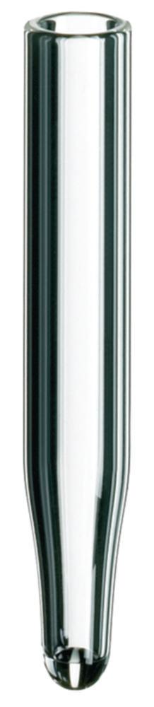 LLG Micro Inserts for Vials N8/N11, Transparent, Pack of 100