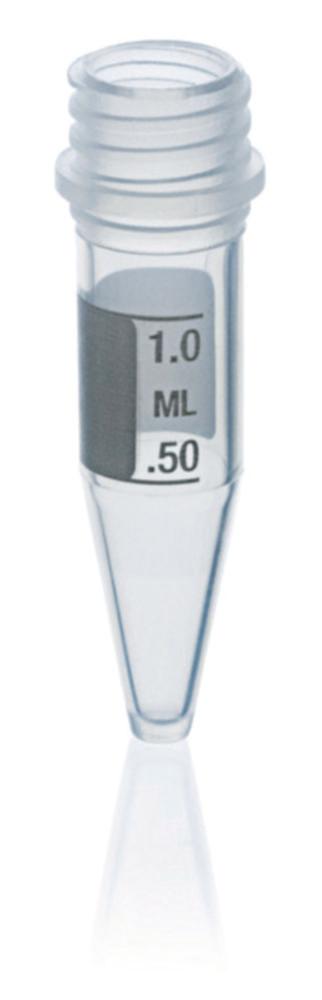 BRAND Reaction Vessels, 1.5 ml, PP, m. A Thread, Without Lid, Grad., Without Stand Ring, VE=1000