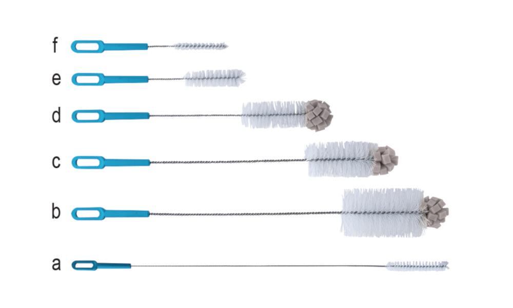 LLG Cleaning Brush L460 mm, 70x130 mm, for Large Size Bottles, Pack of 10