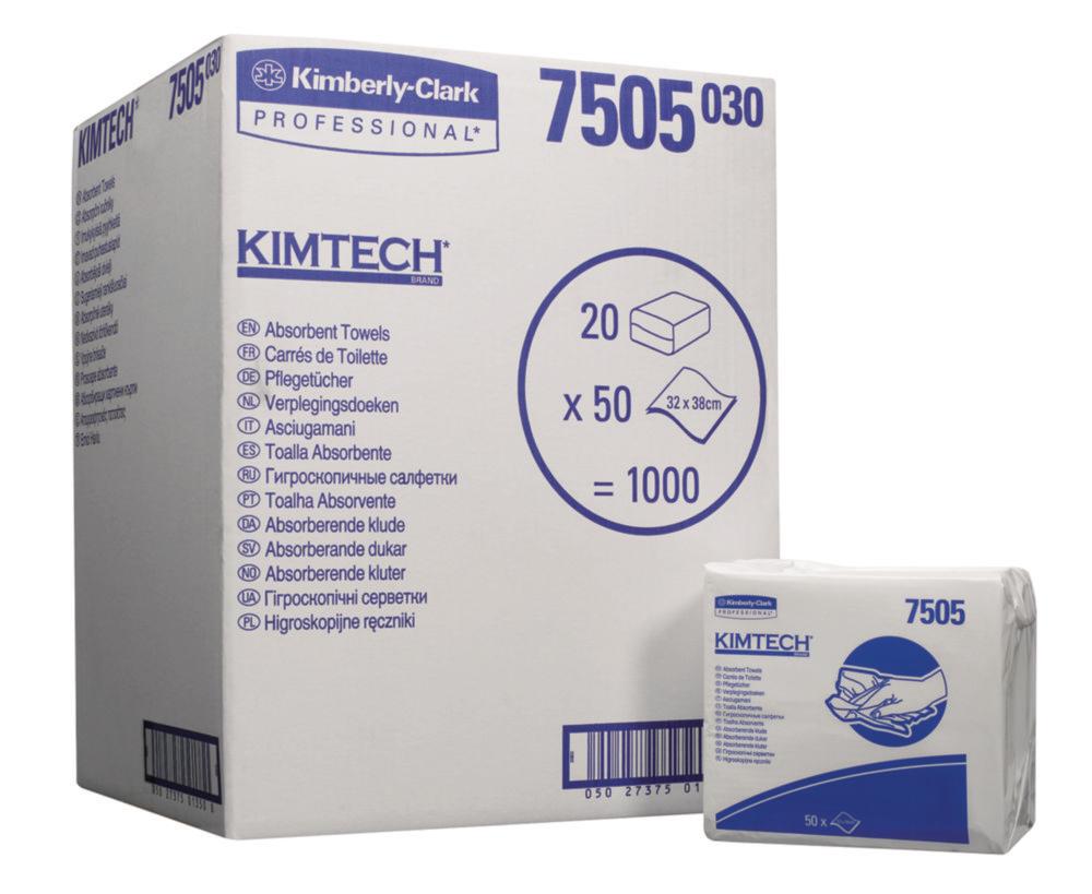 Kimberly-Clark Kleenex Disposable Hand Towels (330 x 380 mm), Bag of 50 Towels