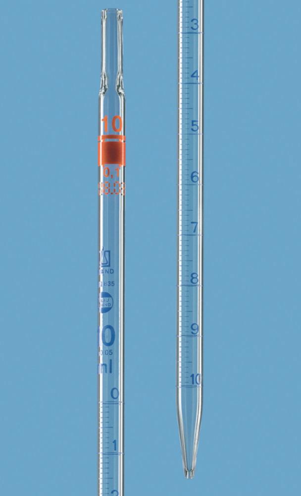 BRAND Graduated Pipette 2 mL/0.02 mL AR Glass KB BlauBRAND CL-AS