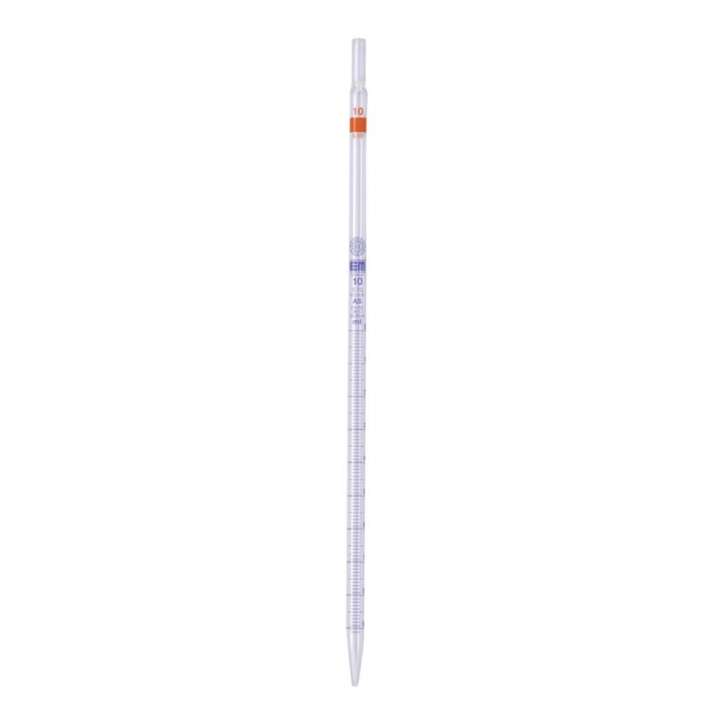 Hirschmann Laborgeräte Measuring Pipette 2:0,02ml, 360mm, Class AS, AR Glass, Blue Graduated