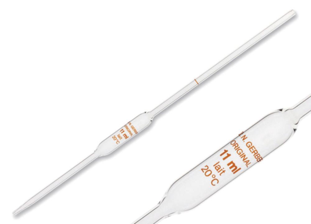 Gerber Instruments Milk Pipette, 10.75 ml, DIN Standard