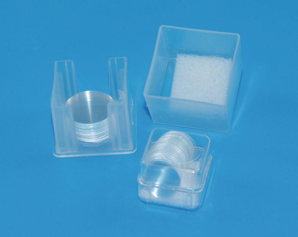 Epredia Cover Slips 10 mm Ø, Strength 1, Round, 0.13-0.16 mm (Pack of 100)