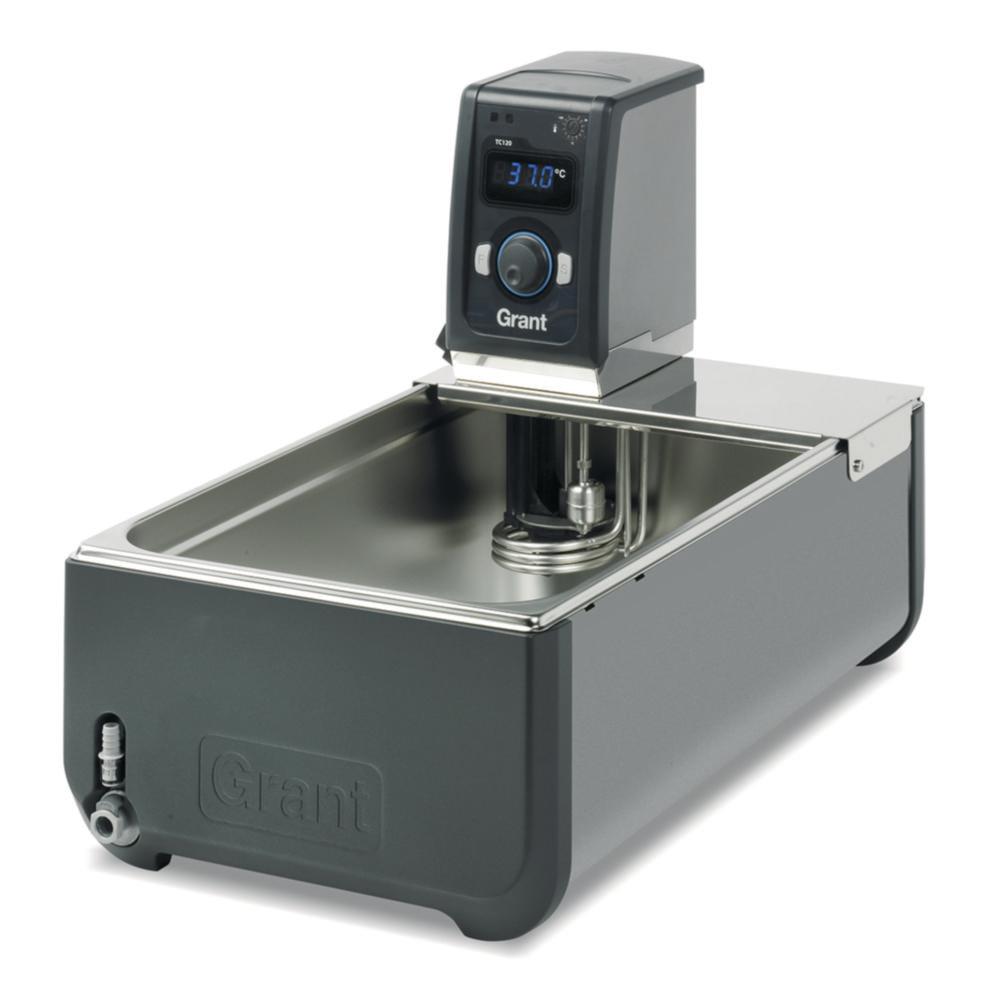 Grant Thermostatic Bath, 26 Ltr, Digital, Stainless Steel Tank, With Pump, Bridge Plate, Amb. +5...+120°C