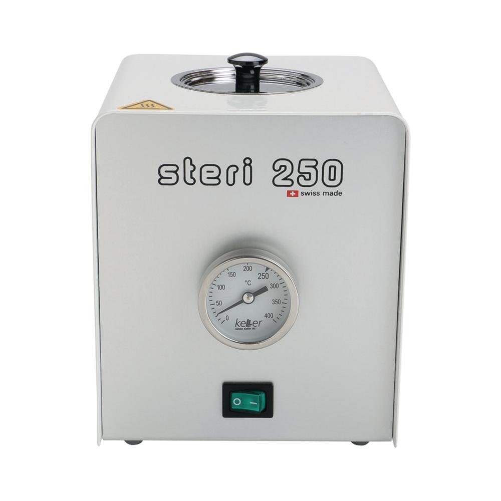 Simon Keller STERI 250 Seconds Sterilizer (150g Glass Beads, Glass Cup 31110, Device Lid 31111, 220/240V, CH Plug)


