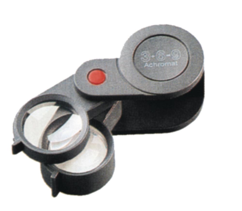 Eschenbach Precision Folding Magnifier 23 mm Achromatic, Magnification 3x+6x