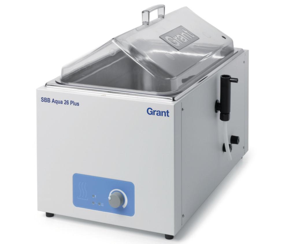 Grant Boiling Waterbath SBB AQUA 26 Plus 26 L, Set to 100°C Only, Includes Clear Lid and Base Tray
