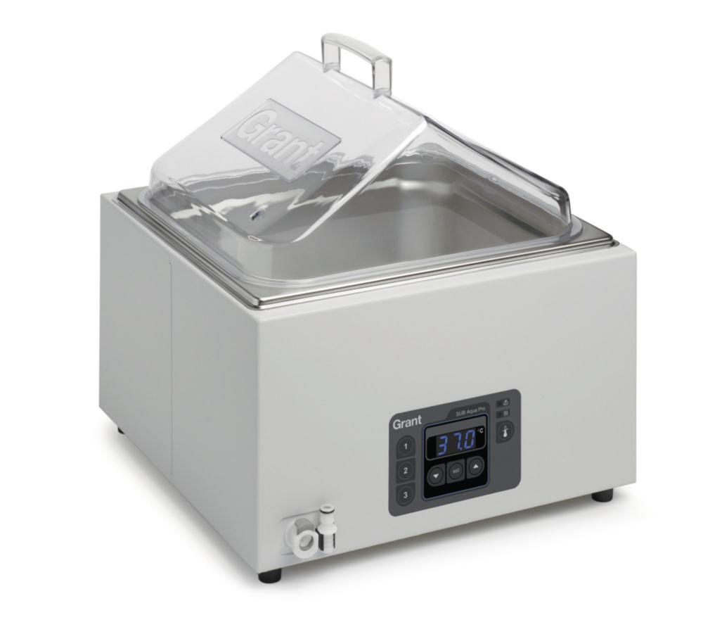 Grant Water Bath SUB AQUA PRO ADVANCED SAP12 Digital, 12 L, Amb.+5 to 99°C, Includes Clear Lid and Base Tray