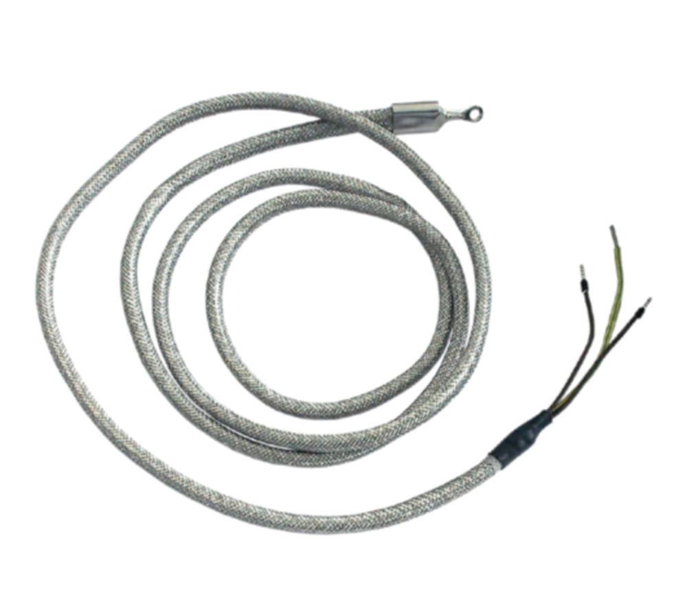 ISOHEAT Heating Tape, Fibre Glass, KM-HT-G/10 100 cm, 200 Watt, with External Protection Net, CU Nickel-Plated