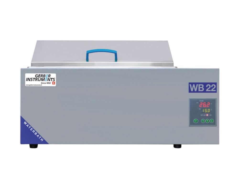 Gerber Water Bath WB 22 Pump, 22 Ltr. 1100 W, with Stand and Circulation Pump 49x29x15cm

