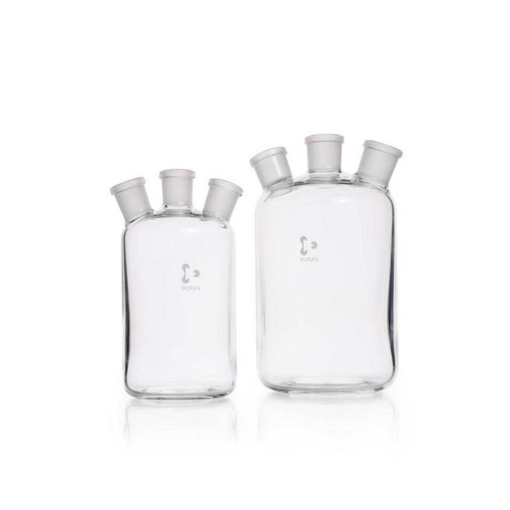 DWK Woulff Bottles DURAN 500ml, Neck 3xNS19/26