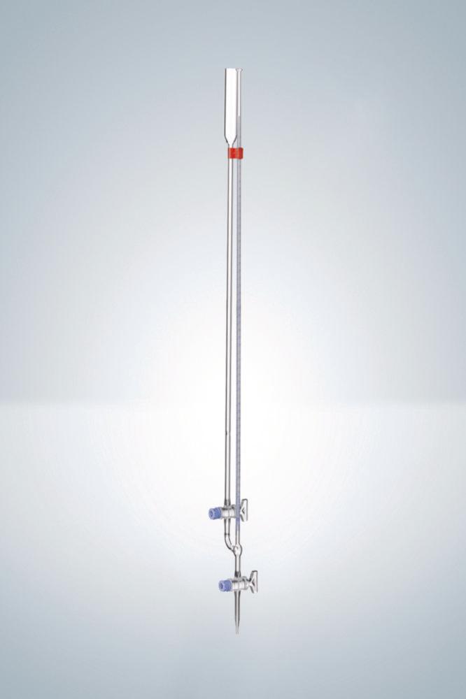 Hirschmann Micro Burette 10:0.02 ml, Bang Pattern DURAN, Cl. AS, CC, SB, Straight Stopcock, NS-Glass Key