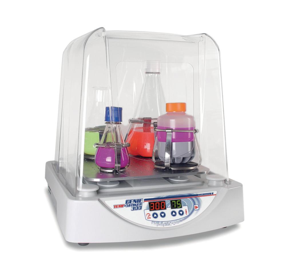 Scientific Genie Temp-Shaker 300 with Flask Clamp Platform (230V, UK Plug)

