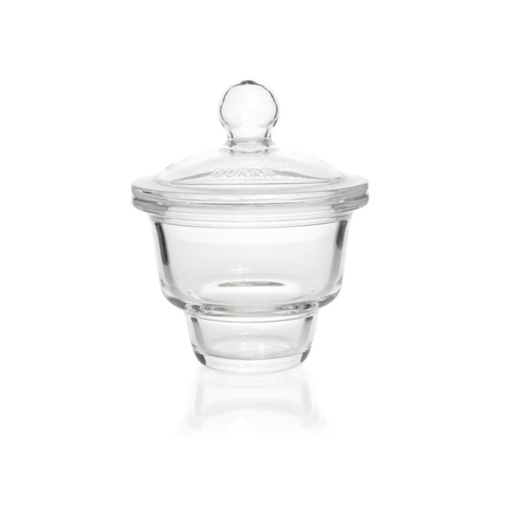DWK DURAN Desiccator with Knob Cover, 200 mm, Without Plate