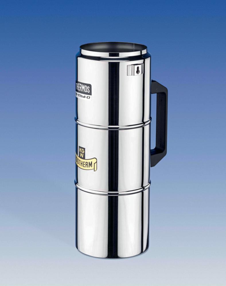 KGW Schieder Dewar Flask Type GSS 6000 Stainless Steel, with Handle