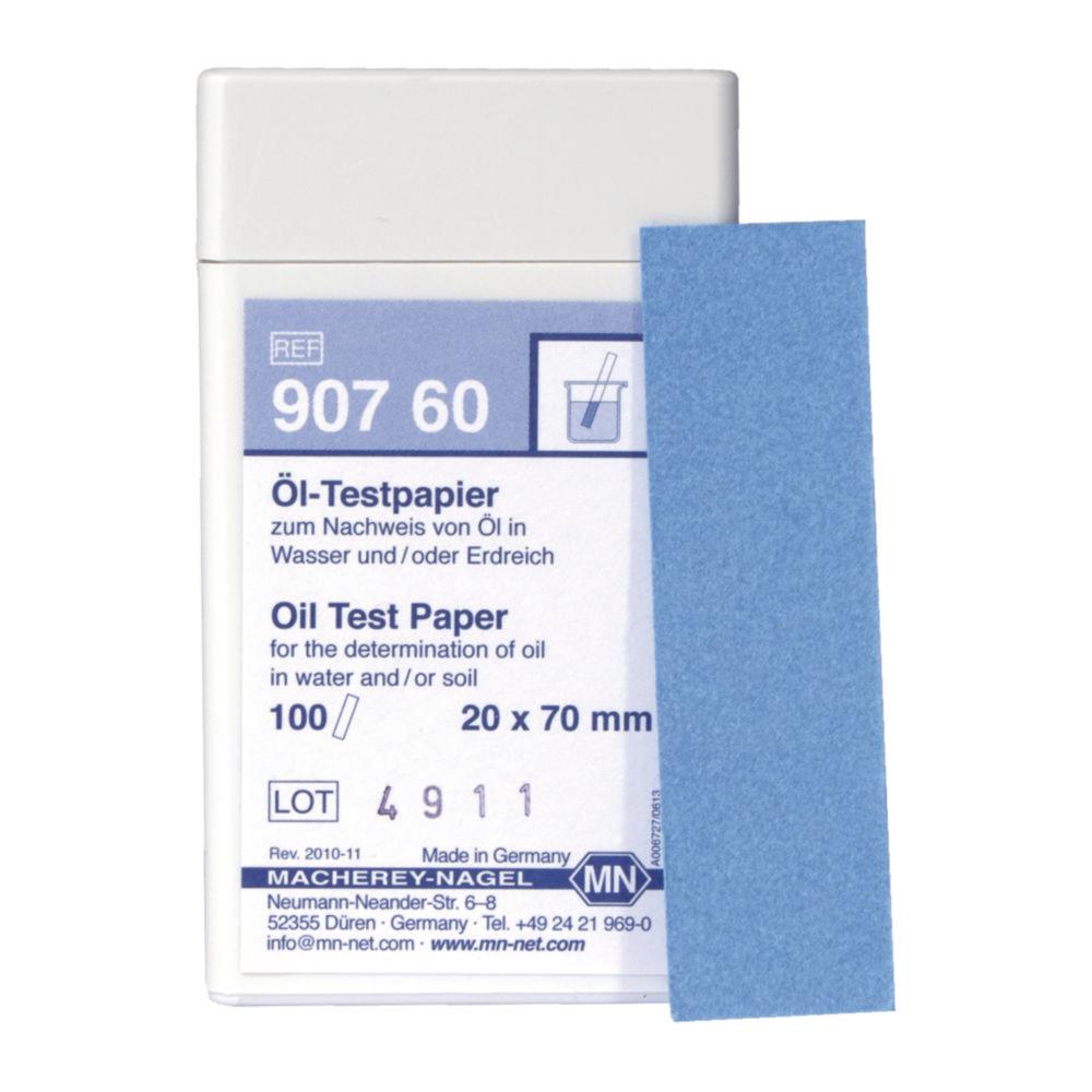 Macherey-Nagel-Nagel Oil Test Paper for Detection of Oil in Water Size 20 x 70 mm Pack of 100