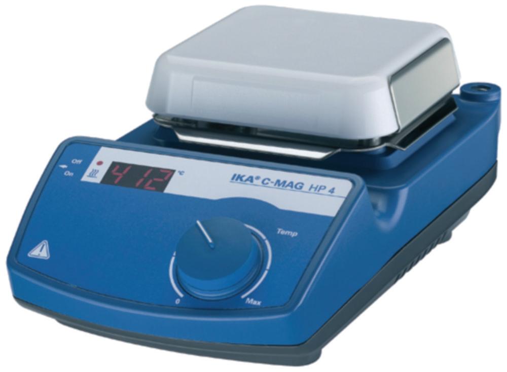 IKA Hotplate C-MAG HP 4 S 3 IKATHERM, Glass Ceramics with Swiss Plug