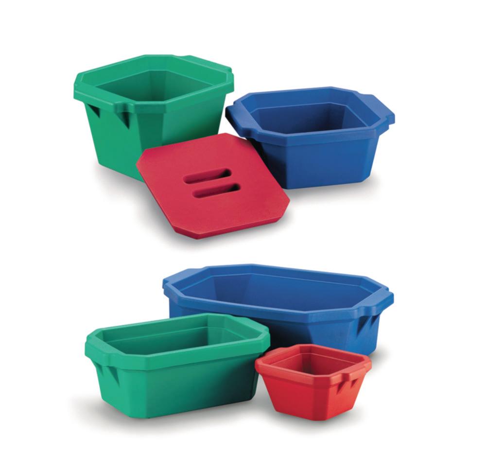 Bel-Art Icepan Magic Touch 2, 2.5 Ltr. with Lid Red, 13.0 x 28.3 x 28.3 cm (HxWxL)
