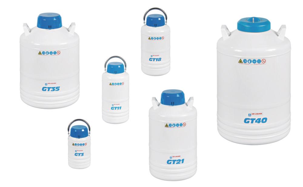 KGW Schieder Liquid Nitrogen Container, Aluminium Alloy Cap, 33.6 Ltrs