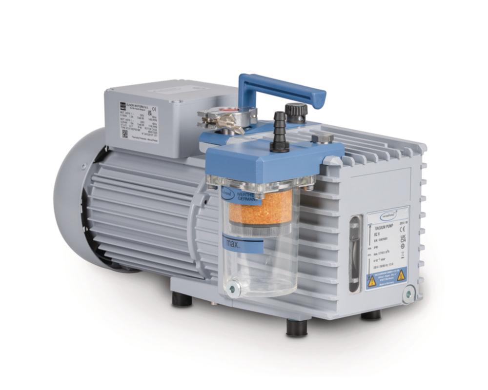 Vacuubrand Rotary Vane Pump RZ 6 Two-Stage, 230 V/50–60 Hz, with Oil Mist Filter FO, CH Mains Cable

