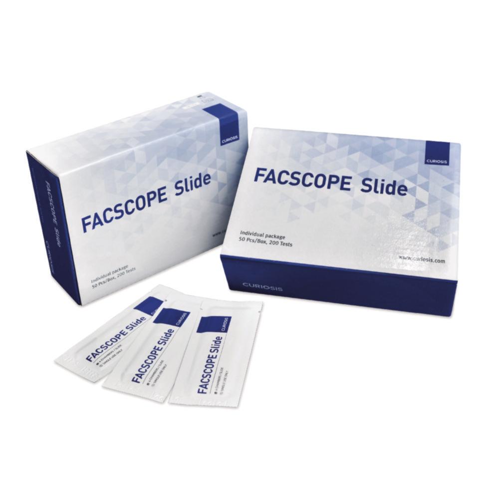 Curiosis C-Slide Disposable Hemocytometer (4-Channel, Neubauer Improved, 50 Slides/Box, 200 Tests)