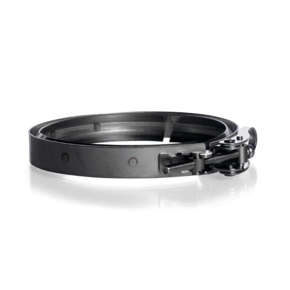 DWK DURAN Quick Release Clamp LF 200, Made of Stainless Steel with 3 Retaining Clips, Suitable for Flange DN 200

