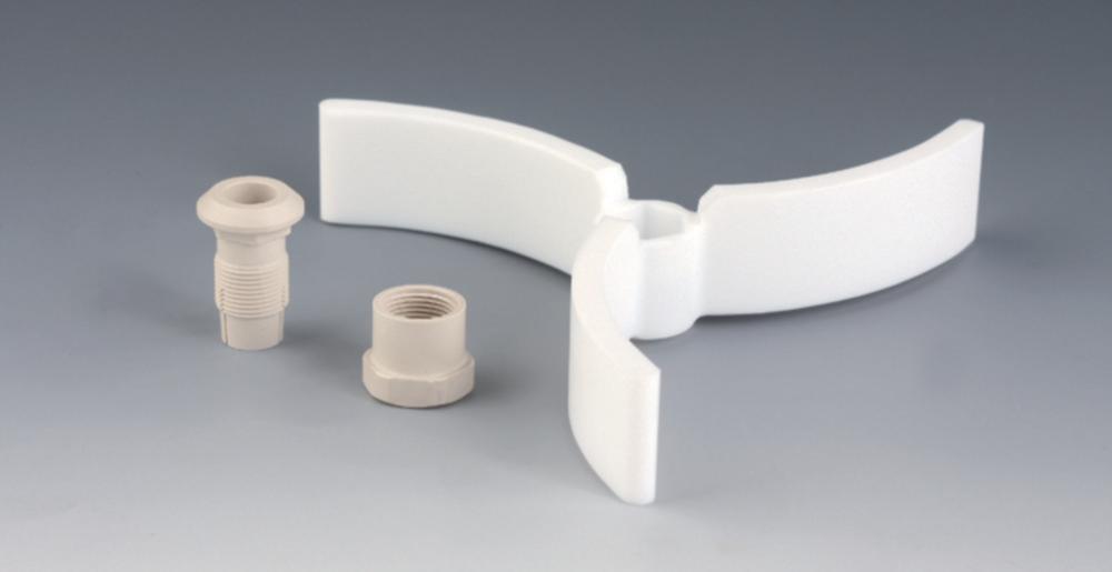 Bohlender Stirrer Blade Impeller for 10 mm Dia., Stirring Circle 100 mm PTFE/PEEK Compound