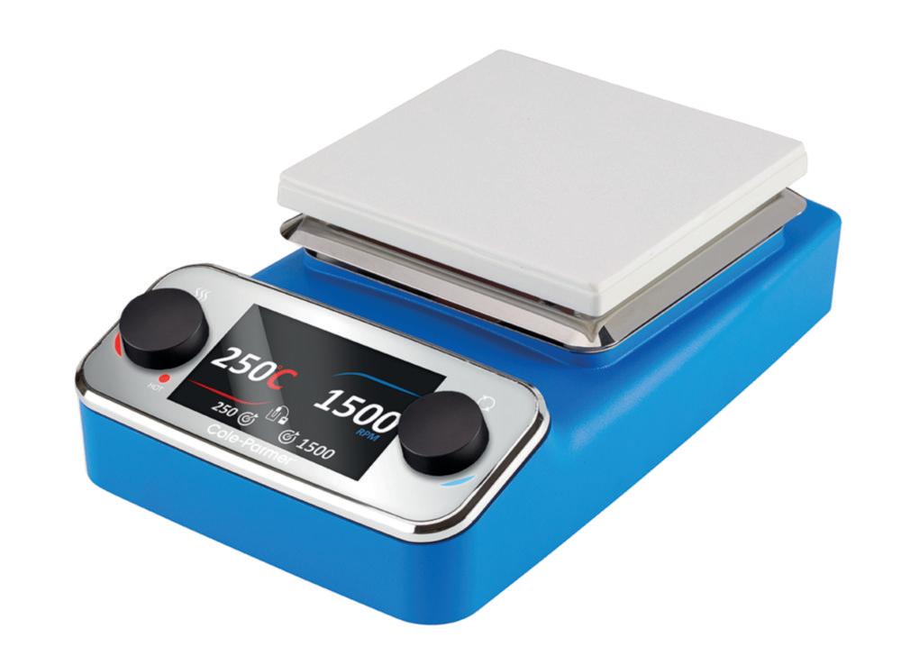 Cole-Parmer Premium Digital Stirring Hot Plate Ceramic Blue 230 VAC

