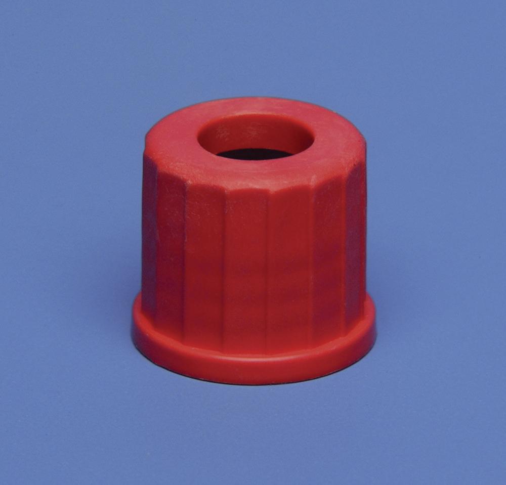 Lenz-Laborglas Screw-Caps with Aperture for Screwthread Tubes, GL 45

