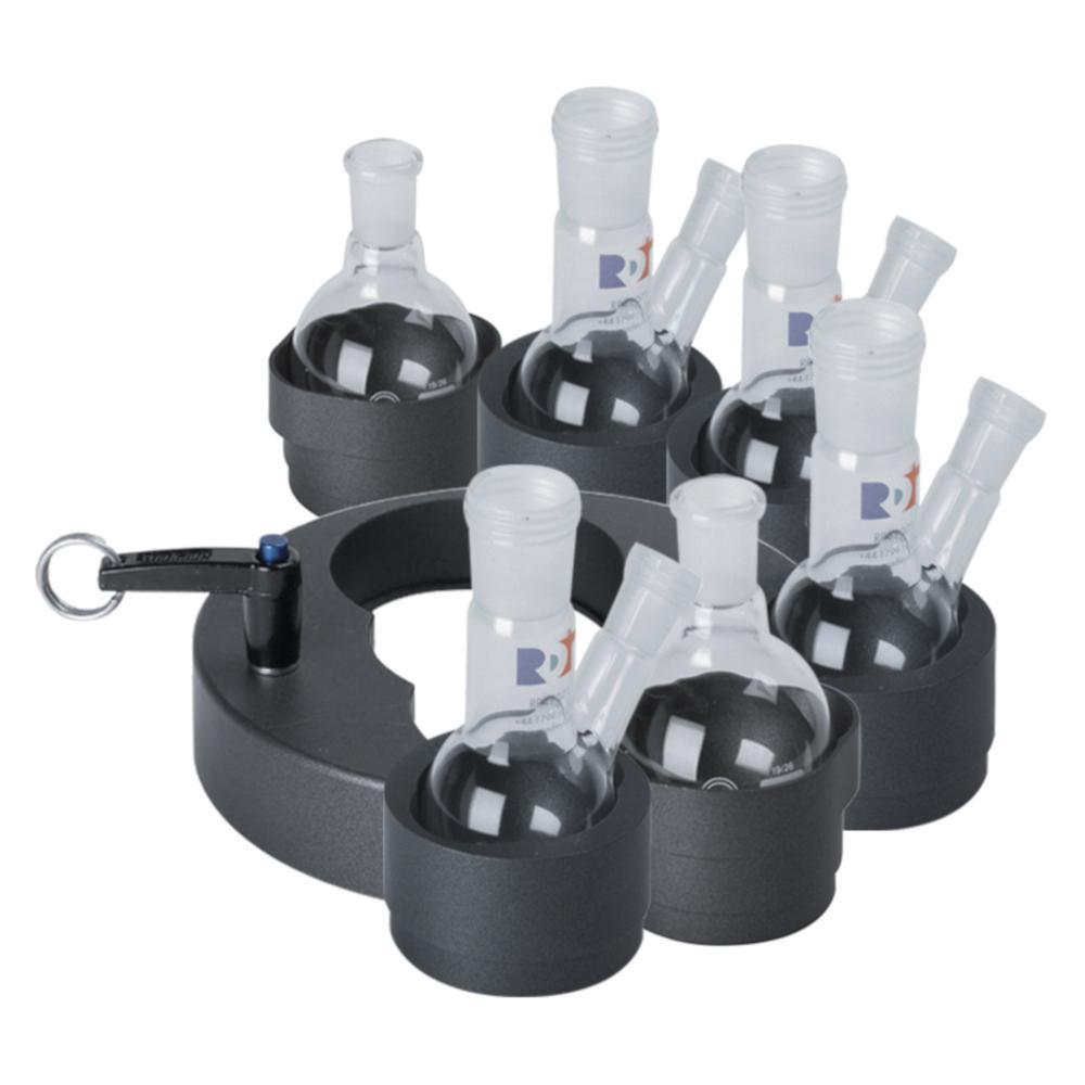 Heidolph Package Heat-On Multi-Well incl. 1 x Multi-Well Mounting, 6 Inserts for 2×25, 2×50, 2×100 ml Flasks

