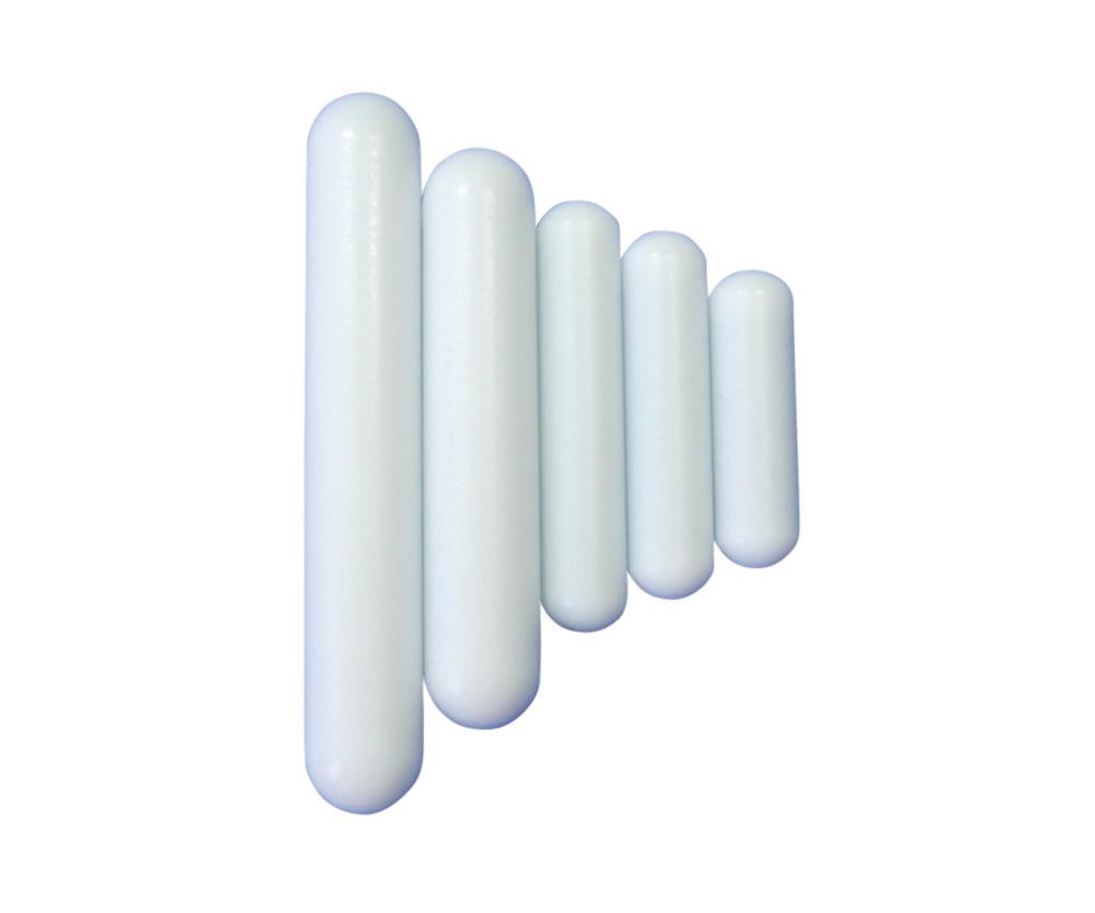 LLG Magnetic Stirring Bar "Economy" 30x6 mm, PTFE, Cylindrical, Pack of 10
