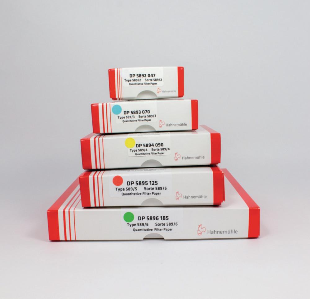 Hahnemühle Filter Circles 589/2, 125 mm, White, Quantitative Filter Paper, 85 g/m² (Pack of 100)