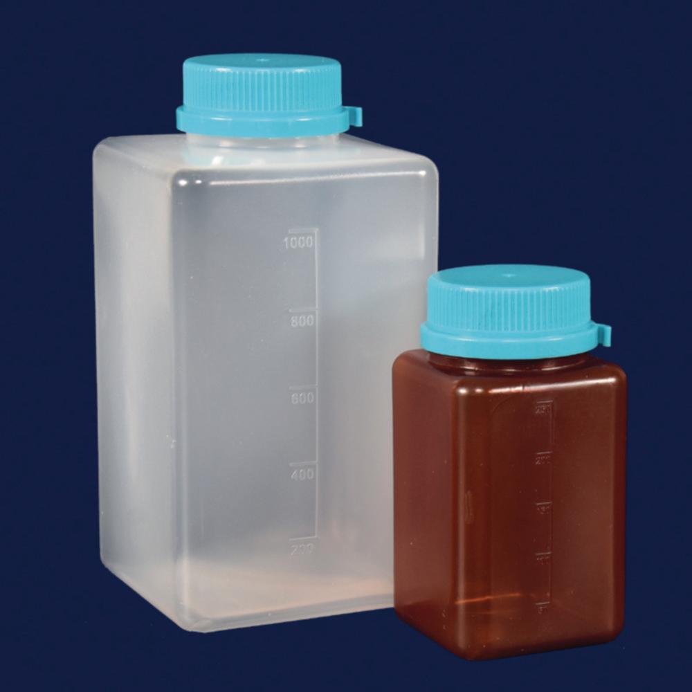 ISOLAB Sample Bottles, 500 mL, PP, Clear, Sterile, with Sodium Thiosulfate, Pack of 84