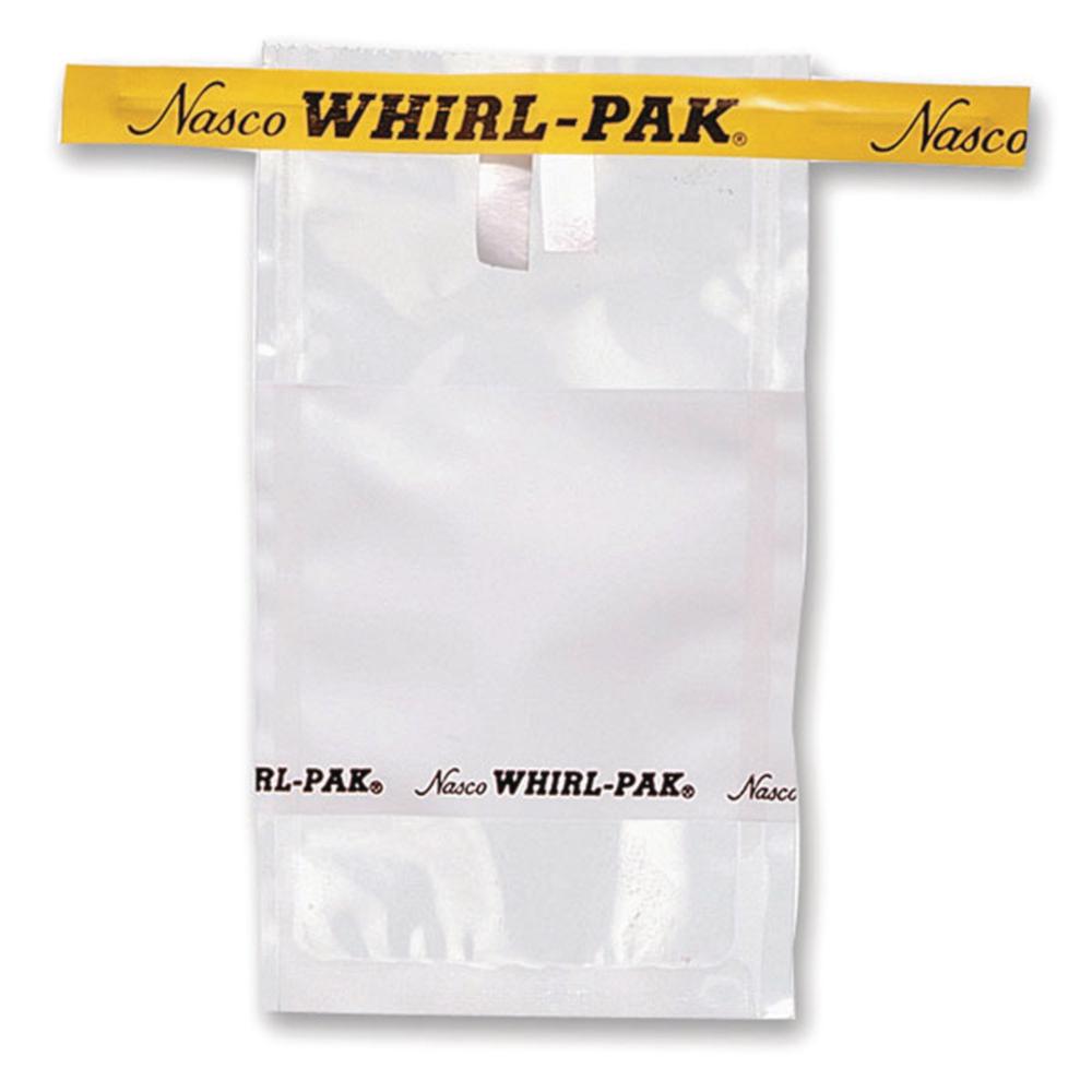 Nasco Whirl-Pak Sample Bags 75x125 mm, w/o Writing Field, PE, Sterile, Capacity 60 ml (Pack of 500)