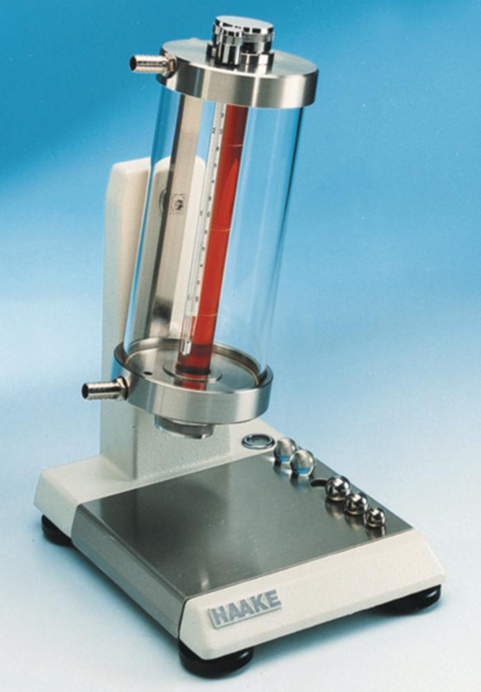 Thermo Haake Falling Ball Viscometer Set with 6 Spheres and Thermometer (800-1507), Cleaning Tool, and Calibration Sheet

