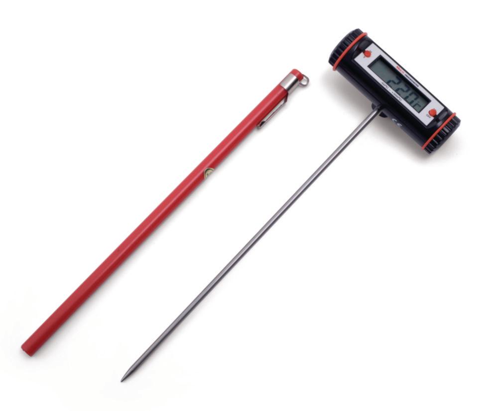 LLG Digital Insertion Thermometer Type 12070, -50 to 300°C with Max/Min Memory, Incl. Probe 35x200 mm