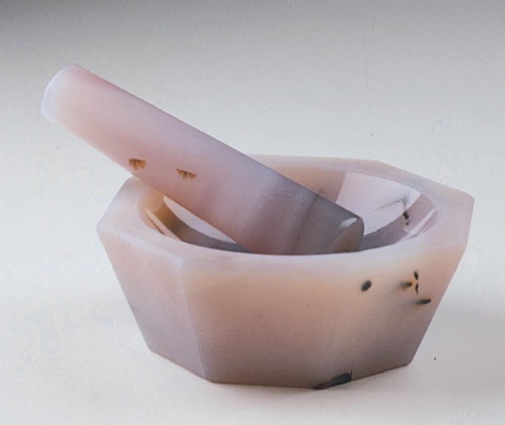 C.Giese Agate Mortar with Pestle – 175 mm Outer Diameter