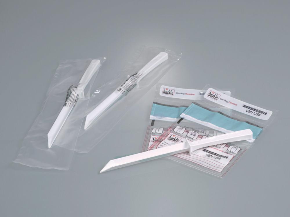 Bürkle SteriPlast Kit Sampling Set Consisting of 10x Spatula 150mm Insertion Depth and 10x SteriBag Premium Sample Bag 300ml