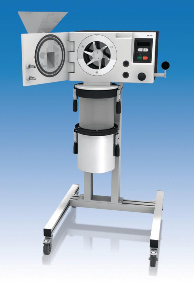 Retsch Rotor Beater Mill SR 300 <25mm, 3.000-10.000 min⁻¹, 220-240V, 50/60 Hz, Stainless Steel
